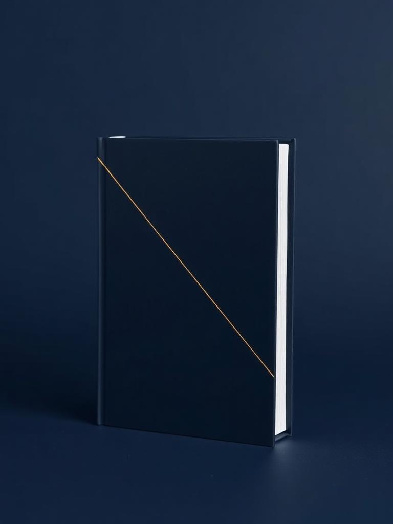 A finished hardcover book ready for print